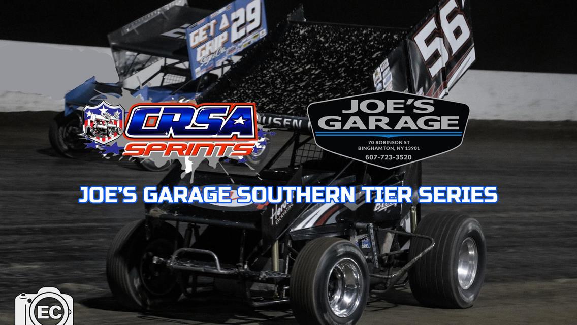 Joe&#39;s Garage Becomes Sponsor of CRSA Sprints&#39; Southern Tier Series; Named Official Mechanic of CRSA