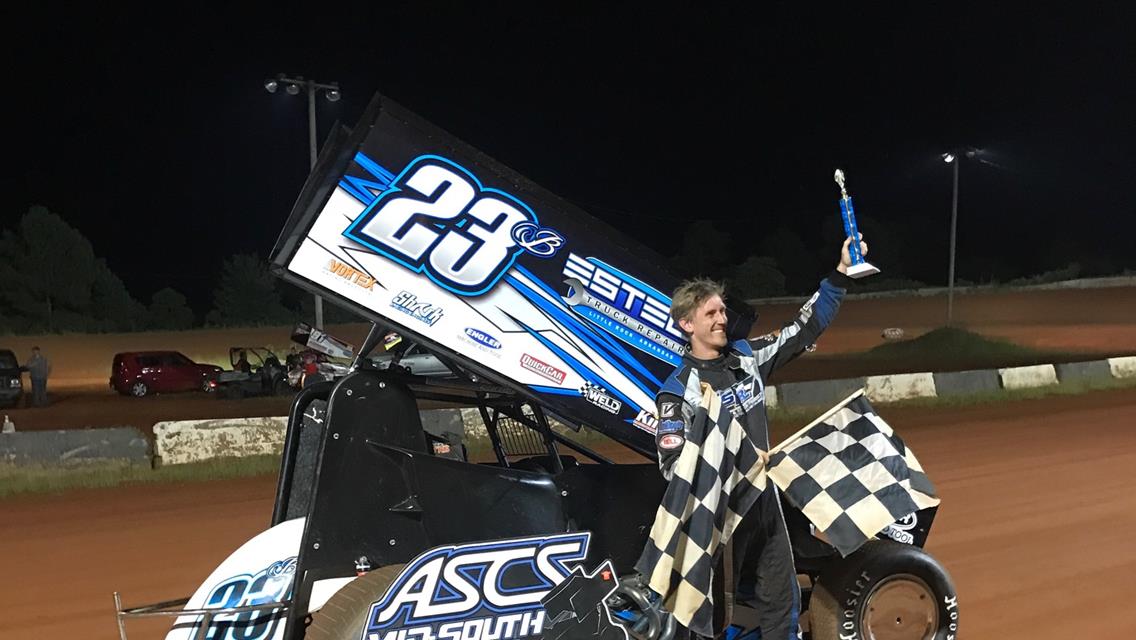 Brian Bell Gets One With ASCS Mid-South At Diamond Park