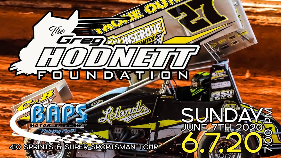 Greg Hodnett Foundaton Race Moved to Sunday, June 7