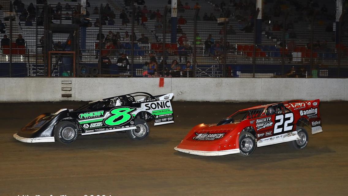 Davenport Speedway (Davenport, IA) – Lucas Oil Midwest Late Model Racing Association – Corn State Nationals – September 13th-14th, 2024. (Mike Ruefer Photo)