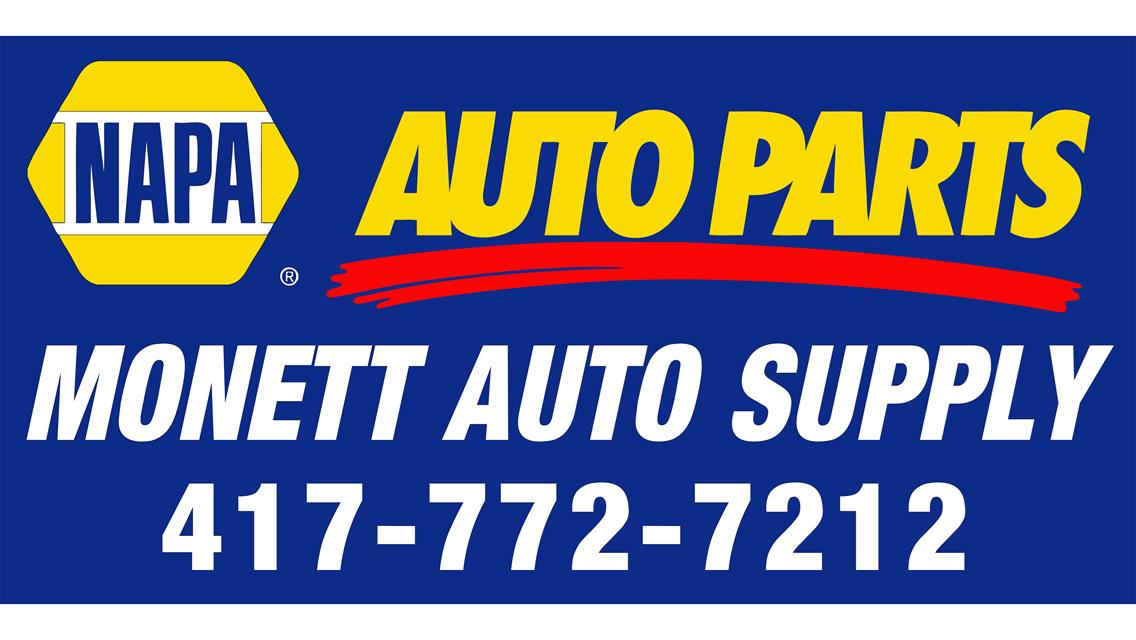 NAPA Auto Parts Sponsors USRA B-Modifieds at Monett Motor Speedway
