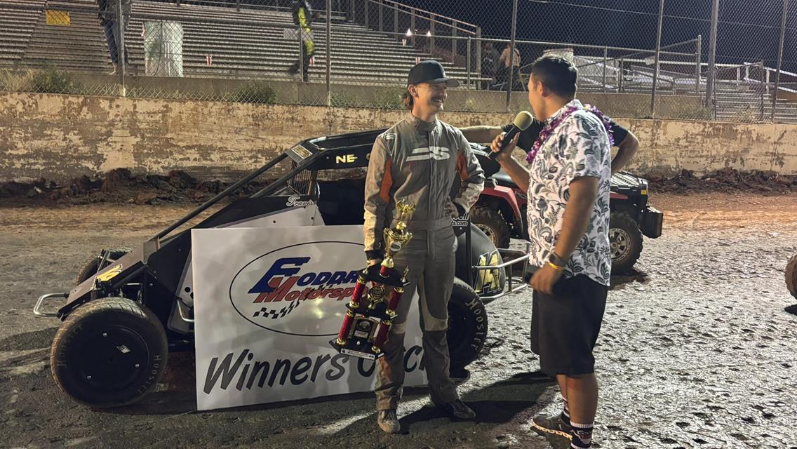 Travis DeGaton and Nathan High Win with POWRi SWEM to Deuce of Clubs Thunder Raceway Return