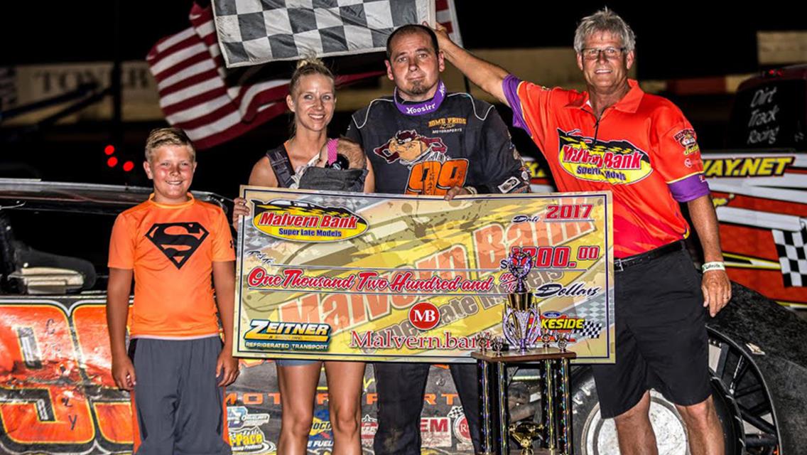 Sobbing, Davis score at Lakeside Speedway