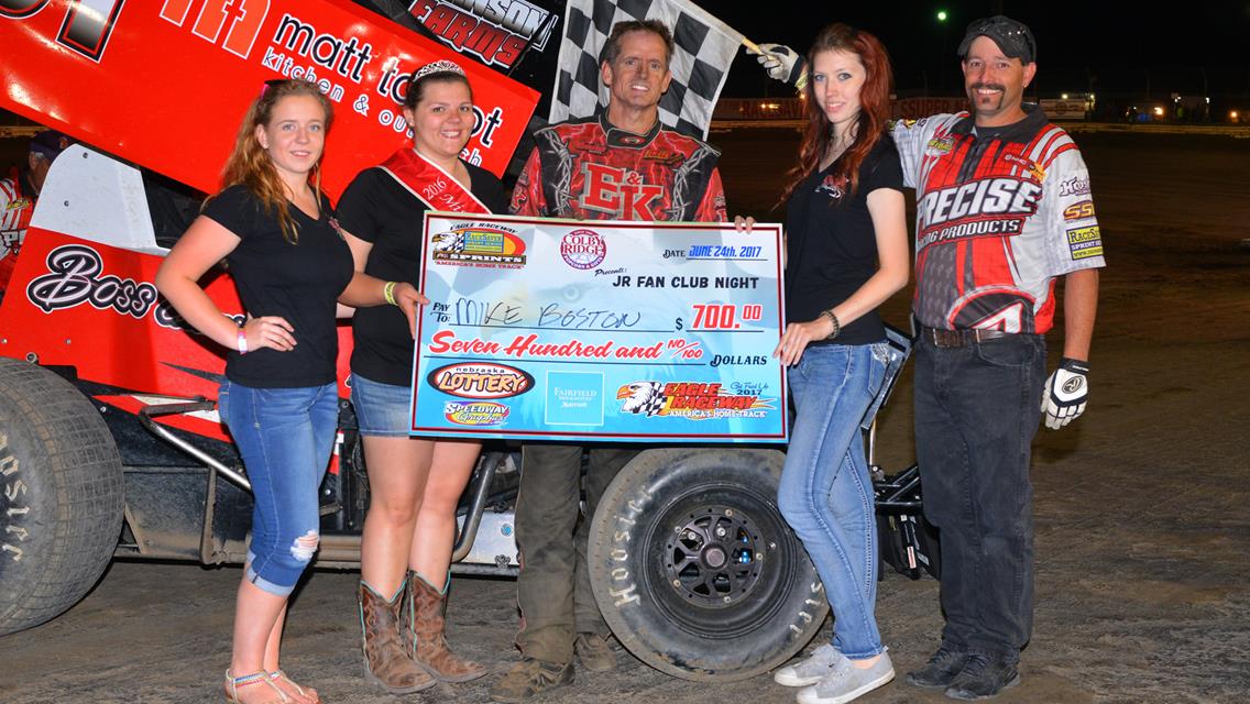Boston, Borgman, Ware, Cronin &amp; Homan win at Jr. Fan Club Night
