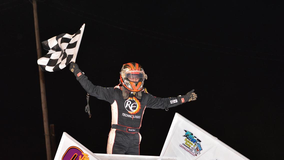 Hagar Hangs On for 16th Win of Season After Late-Race Pass at Riverside