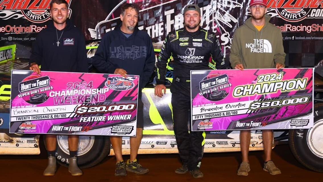 Brandon Overton pockets $70,000 in Championship Weekend with Hunt the Front Super Dirt Series