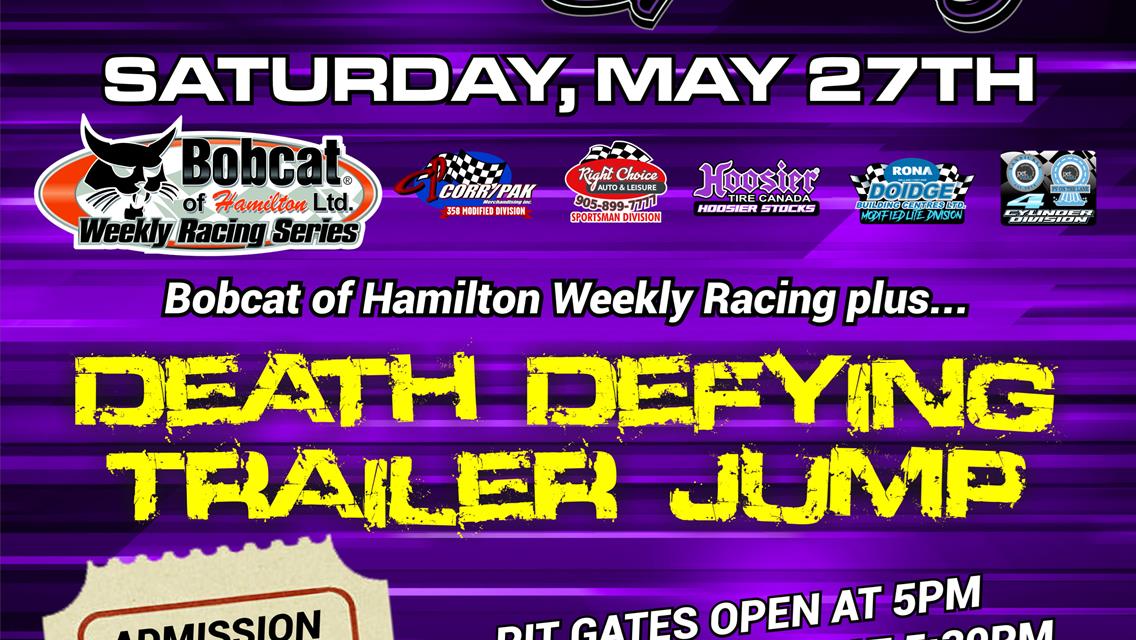 97.7 HTZ FM Presents Death-Defying Trailer Jump and Full Card This Saturday Night
