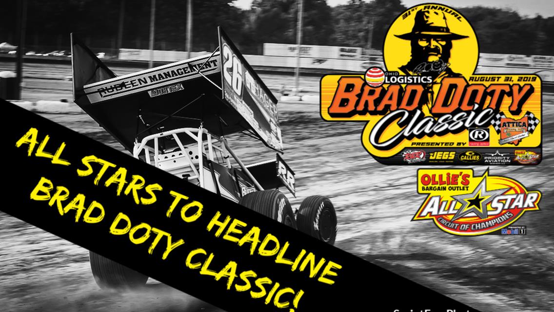 Brad Doty Classic to feature All Star Circuit of Champions during two-day Labor Day weekend showstopper on August 30 &amp; 31