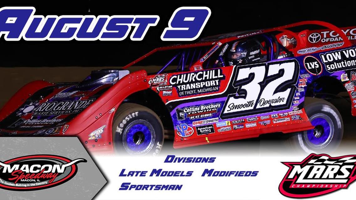 KerbyStrong Returns to Macon Speedway on Saturday, August 9th