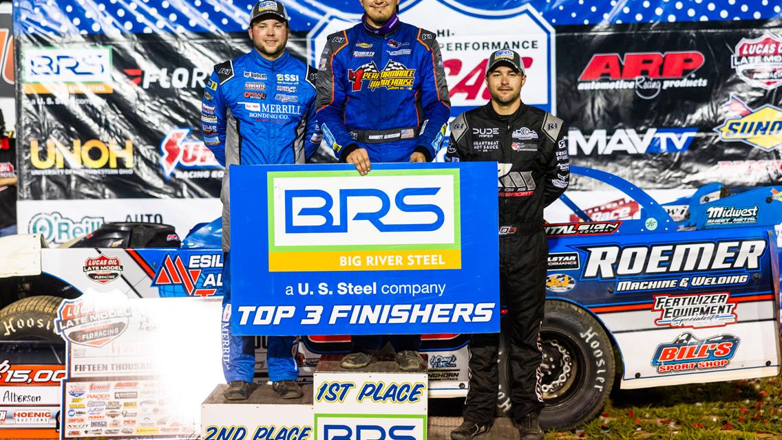34 Raceway (West Burlington, IA) – Lucas Oil Late Model Dirt Series – July 10th, 2025. (Heath Lawson Photo)