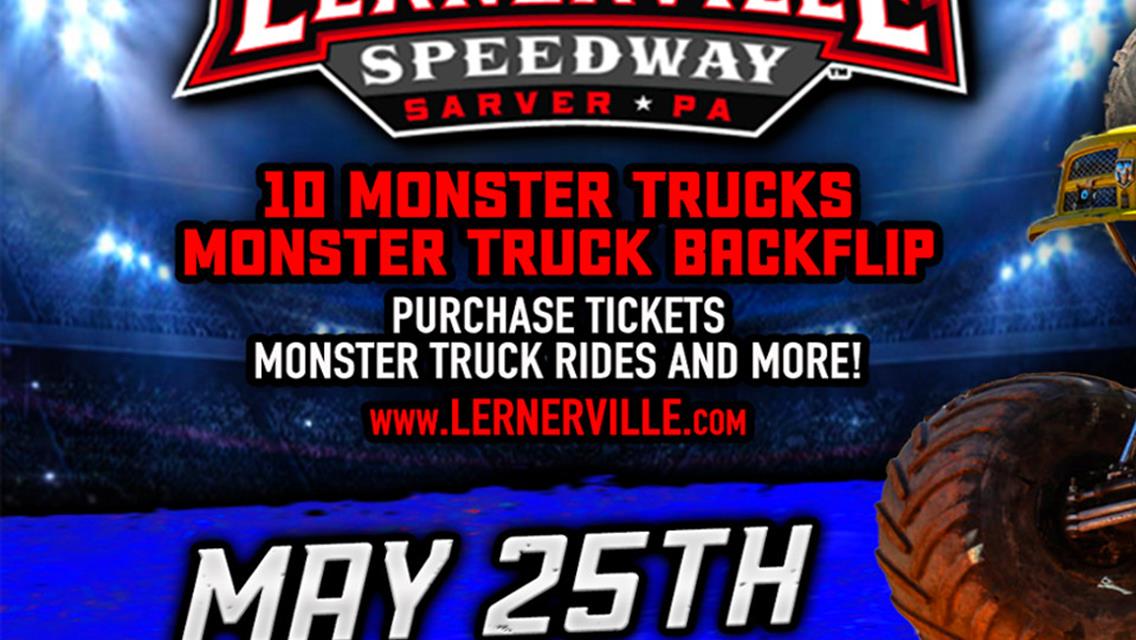 Monster Trucks Return to the Action Track May 25; Get your tickets now!