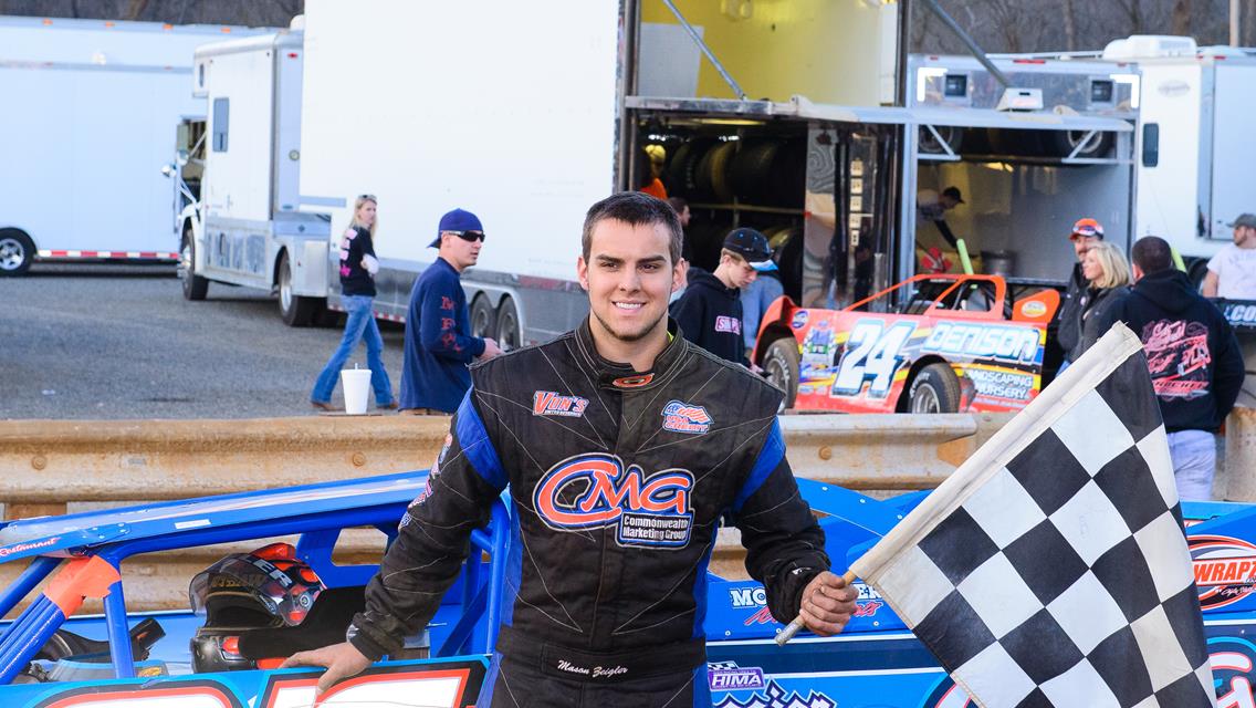 Mason Zeigler scores first Late Model victory at Hagerstown Speedway