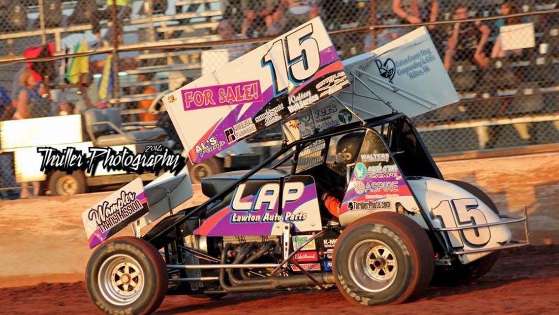 Wampler Wrangles Pair of Top 10s During Winter Nationals at Lawton Speedway