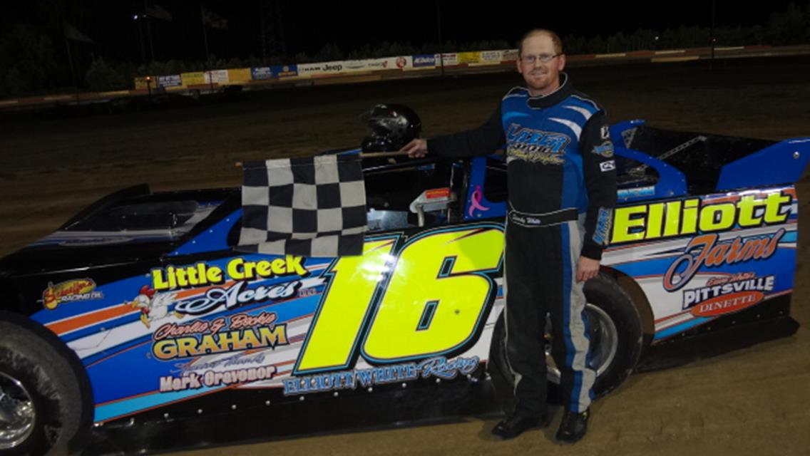 SPARKY WHITE GETS FIRST WIN OF THE SEASON IN CRATES