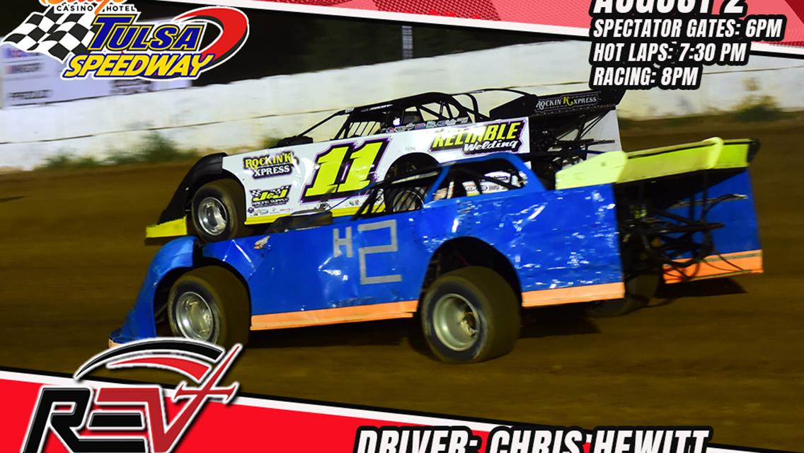 Chris Hewitt returns to Tulsa Speedway after more than a year with Revival Dirt Late Model Series