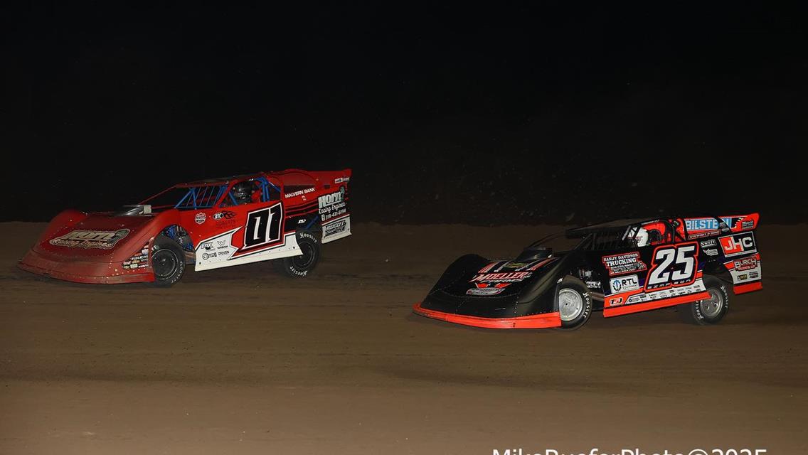 Marshalltown Speedway (Marshalltown, IA) – Malvern Bank East Series – Dale DeFrance Memorial – August 22nd, 2025. (Mike Ruefer photo)