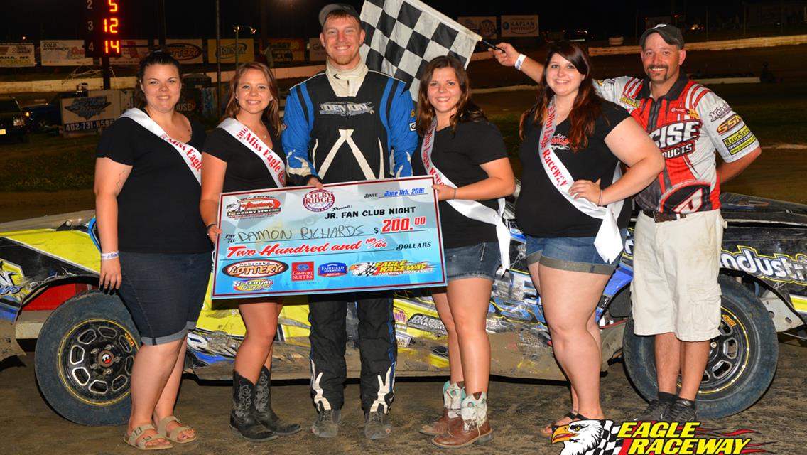 Richards, Gullion, Roth, Andersen &amp; Cronin are victorious for Jr Fan Club Night