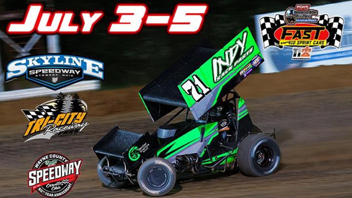POWRi FAST on DIRT at Skyline Speedway, Tri-City Raceway Park &amp; Wayne County Speedway