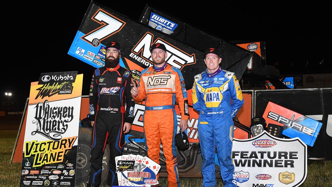 DIAMONDS ARE SWEET: Brad Sweet Scores $25,000 Diamond Classic at Lucas Oil Speedway