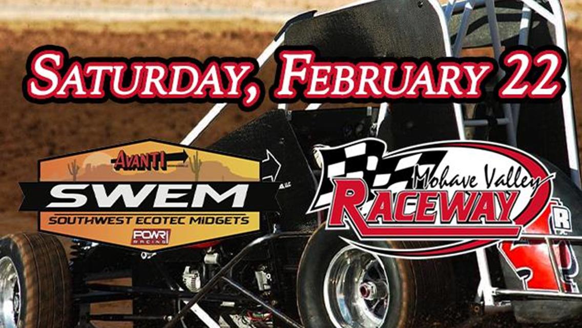 February 22: POWRi Southwest Ecotec Midget Series at Mohave Valley Speedway