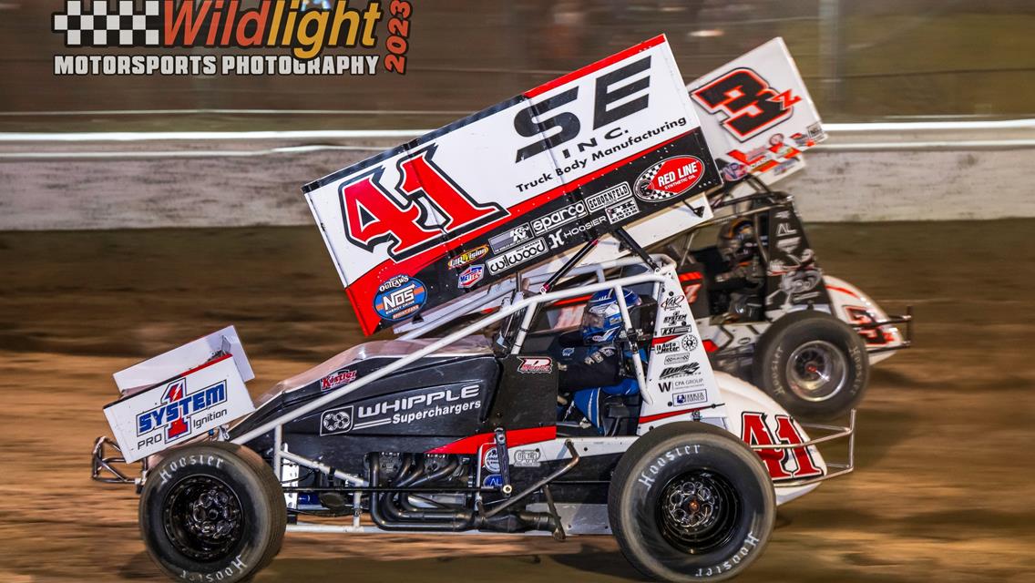 Dominic Scelzi Produces Podium Performance During World of Outlaws Event at Kings Speedway