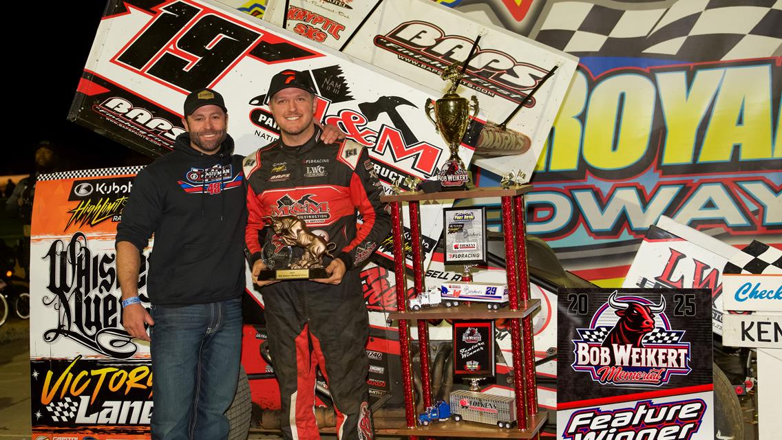 Brent Marks Claims $20K Win in Night 2 of Bob Weikert Memorial; Dillan Stake Dominates in Limited Late Model