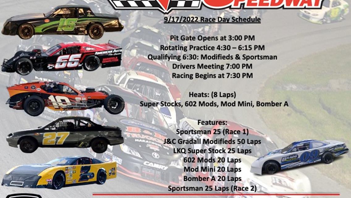 Sportsman Double Features and J&amp;C Gradall Modified 50 highlight Saturday Night&#39;s Action