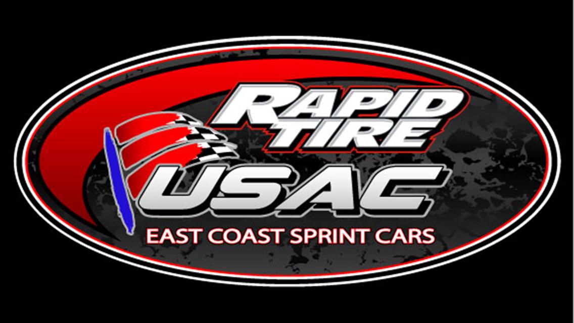 RAPID TIRE SIGNS ON AS TITLE SPONSOR OF USAC EAST COAST