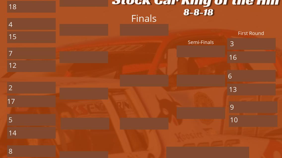 Stock Car King of the Hill 8-8-18
