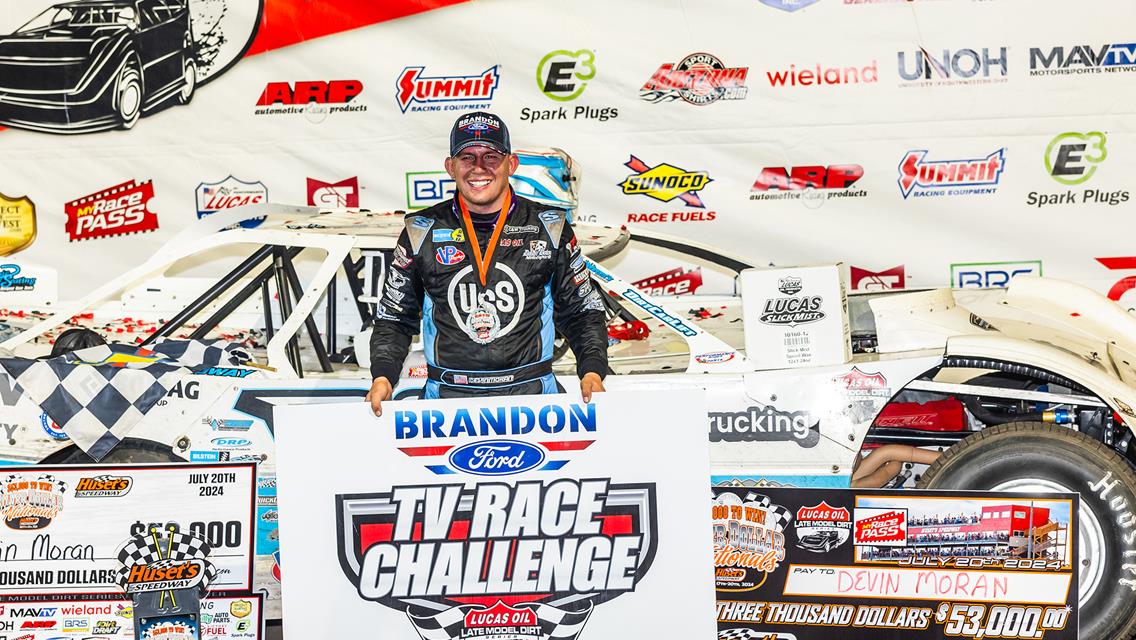 Moran Wins Close Battle for Brandon Ford TV Race Challenge