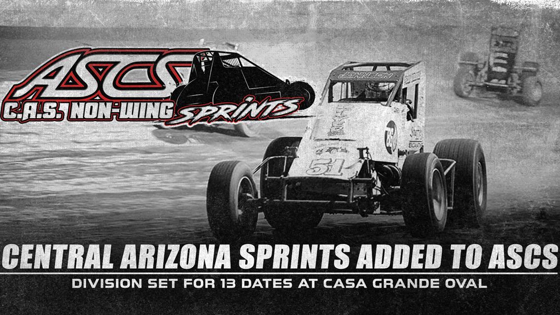 Central Arizona Speedway Places Non-Wing Division Under ASCS Banner