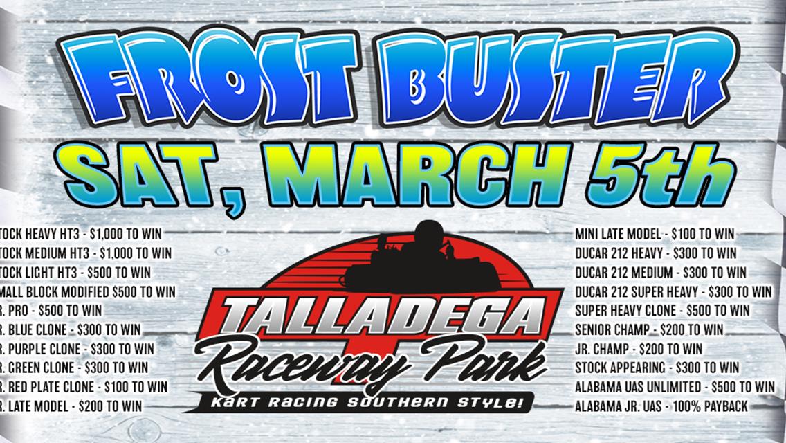 Talladega Raceway Park | Frost Buster