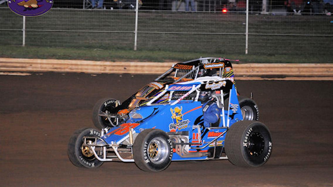 Caho races under Mueller in TSCS action at SCVR on August 9.