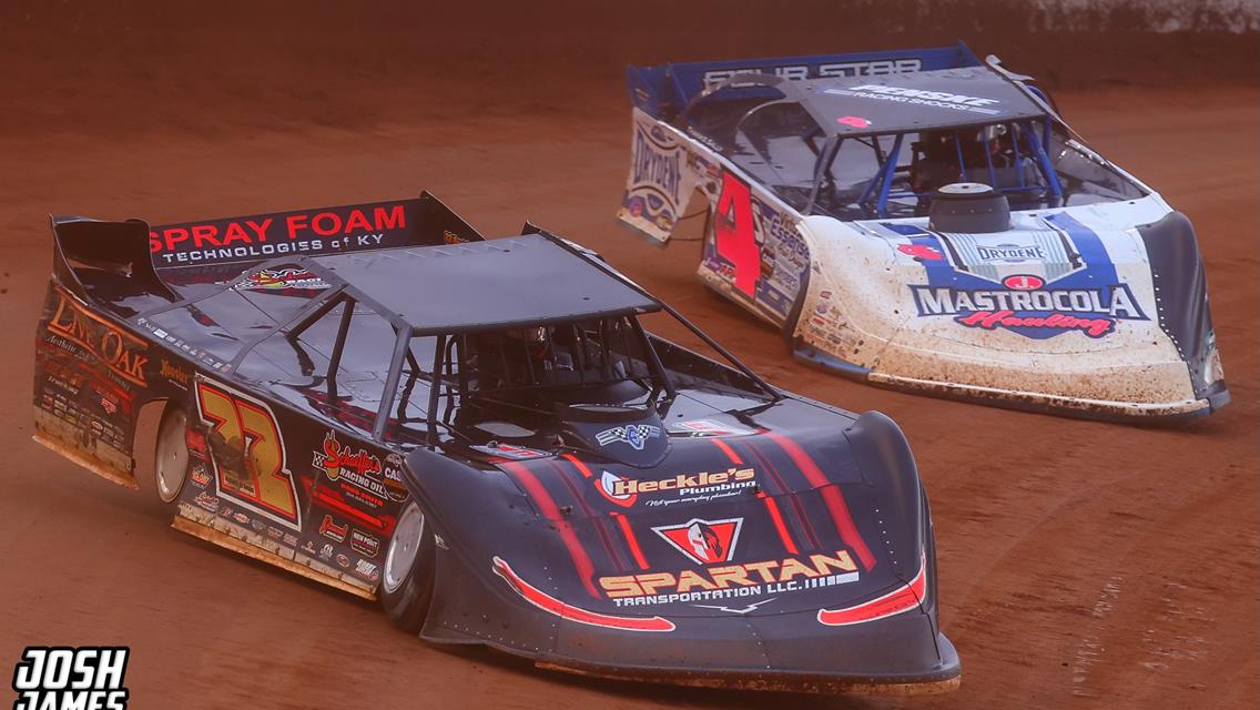 The Dirt Track at Charlotte (Concord, N.C.) – World of Outlaws Case Late Model Series – World Finals – November 6th-9th, 2024. (Josh James Artwork)