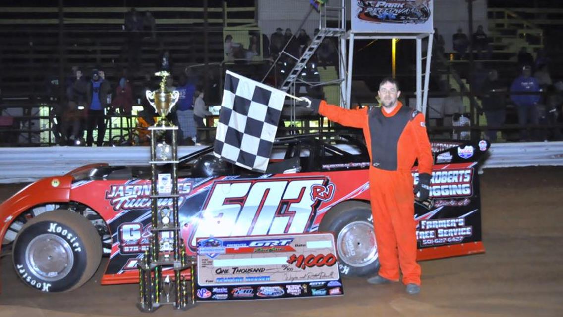 Miles paces field enroute to victory in GRT Legends Late Model Series opener!