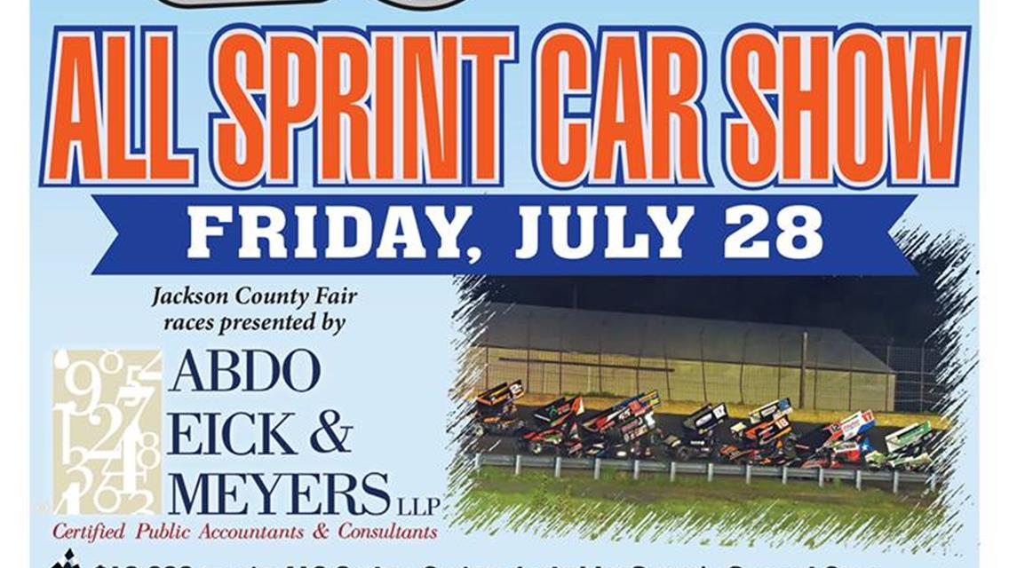 Big Money Up for Grabs This Friday During All Sprint Car Show at Jackson Motorplex