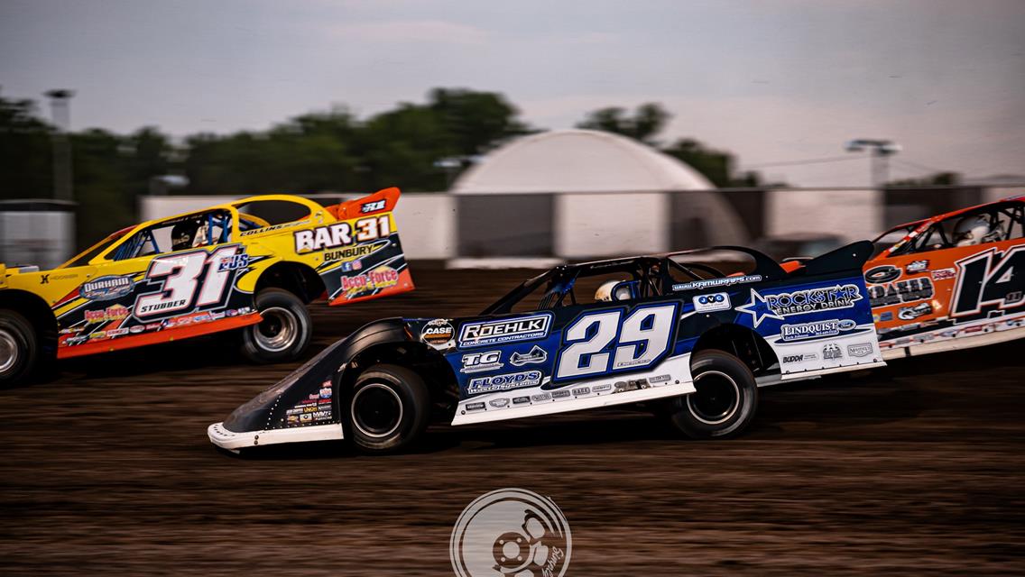 Davenport Speedway (Davenport, IA) – World of Outlaws Case Late Model Series – My Place Hotels Quad Cities 150 – August 24th-26th, 2023. (Simply Modified photo)