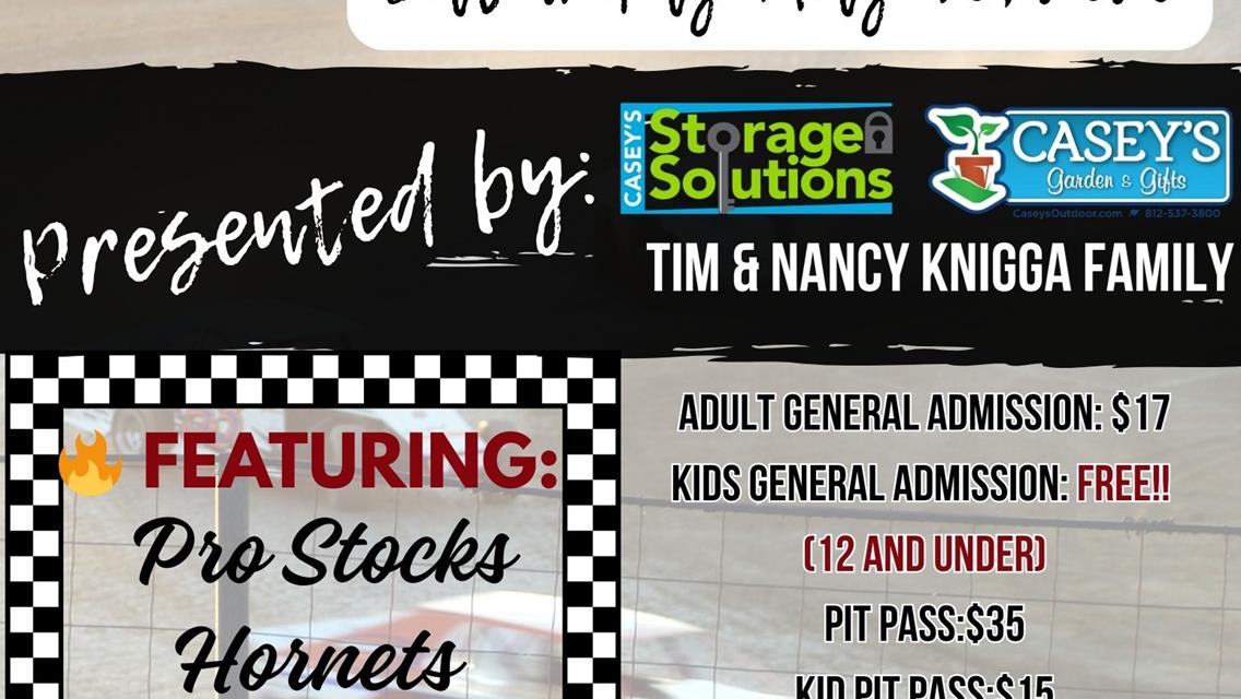 Racing Returns Saturday, May 10th for the 2nd Annual JR Clark Memorial