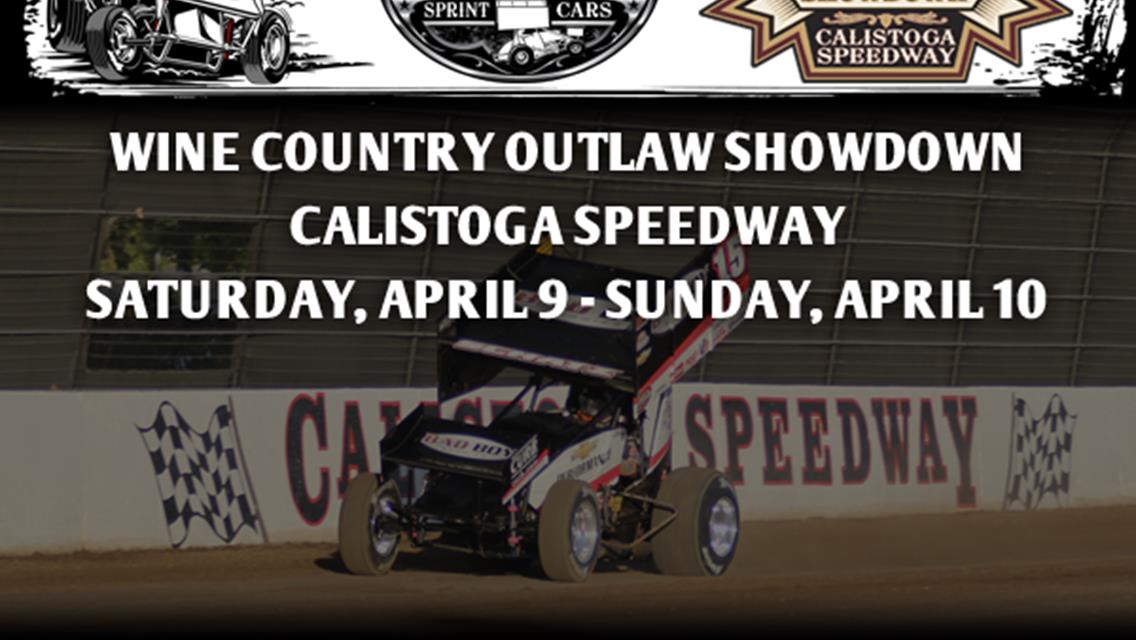 WoO Calistoga Speedway April 9-10 Tickets On Sale Now!