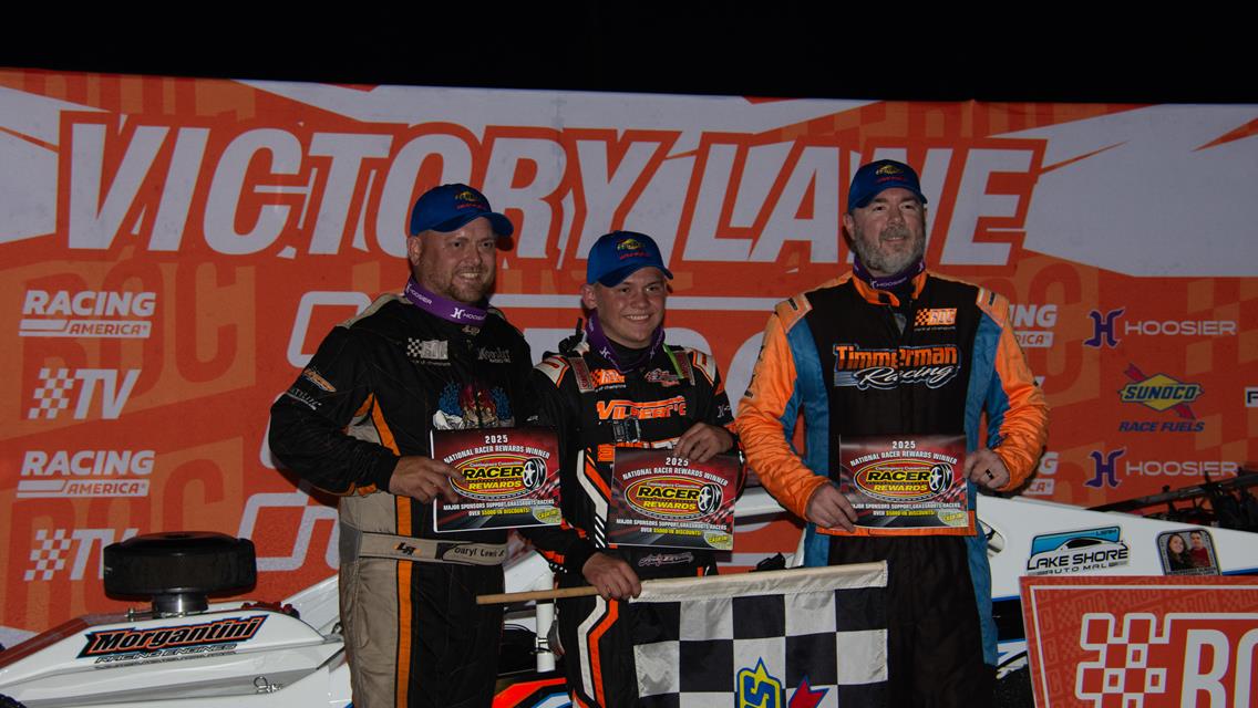 ANDREW LEWIS, JR., SCORES FIRST-EVER RACE OF CHAMPIONS SPORTSMAN MODIFIED SERIES VICTORY AT SPENCER SPEEDWAY