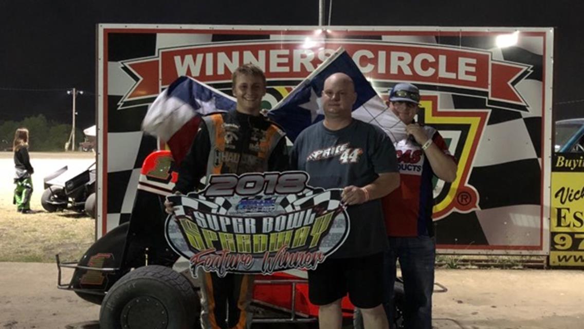 Price and Hall, Jr. Park It in Victory Lane with NOW600 North Texas at Superbowl Speedway