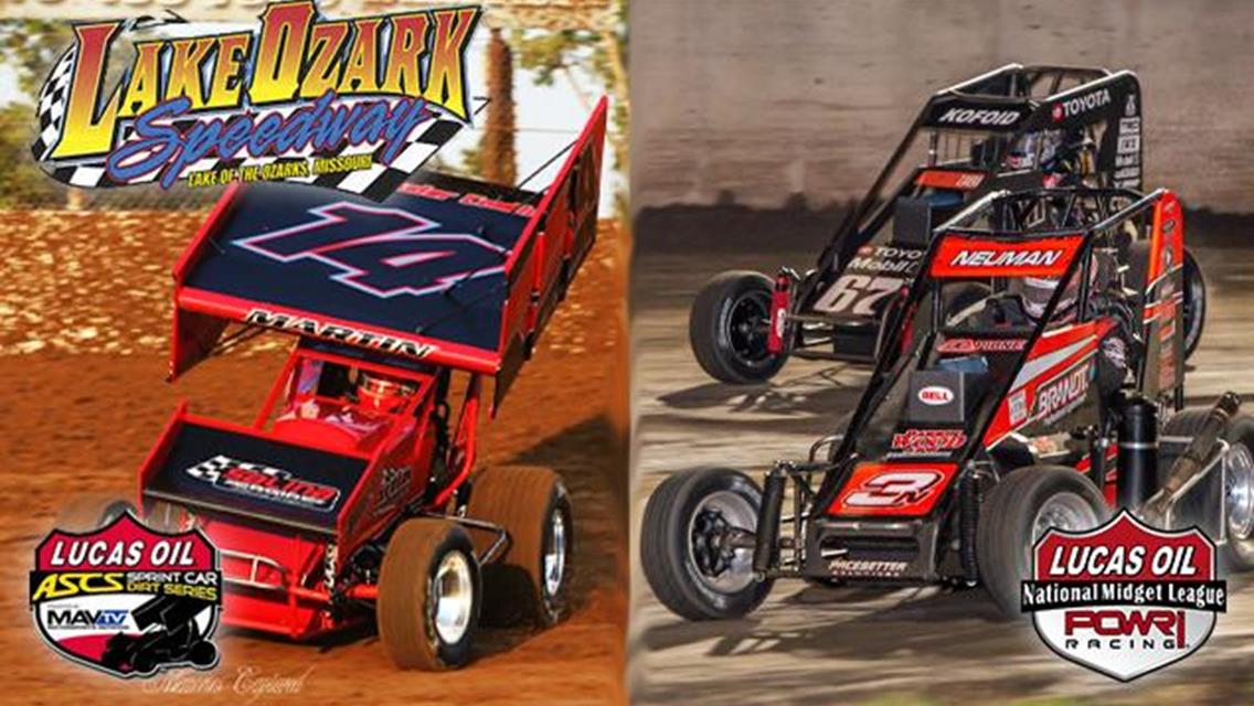 Inaugural Lake Ozark Speedway Memorial Weekend Sprint and Midget Nationals Set