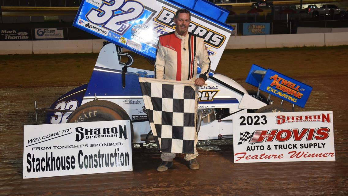 DALE BLANEY BEATS BROTHER DAVE FOR 20TH SHARON 410 SPRINT WIN; 1ST CAREER BIG-BLOCK MOD WIN FOR THOMAS; RUHLMAN, CIPRIANO &amp; DOUBLE KEEP WINNING