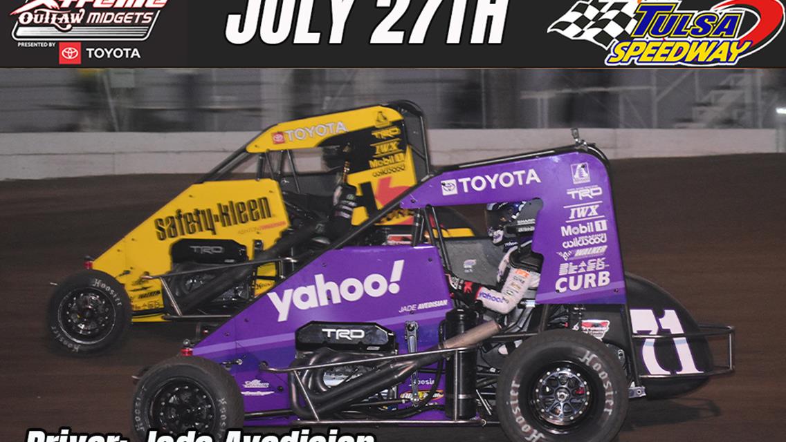 Defending Champion Xtreme Outlaw Series racer Jade Avedisian will be on site at Osage Casino &amp; Hotel Tulsa Speedway