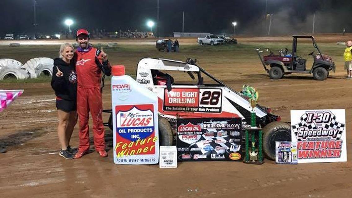 Ace McCarthy Holds on for First POWRi West Win at Hammer Hill