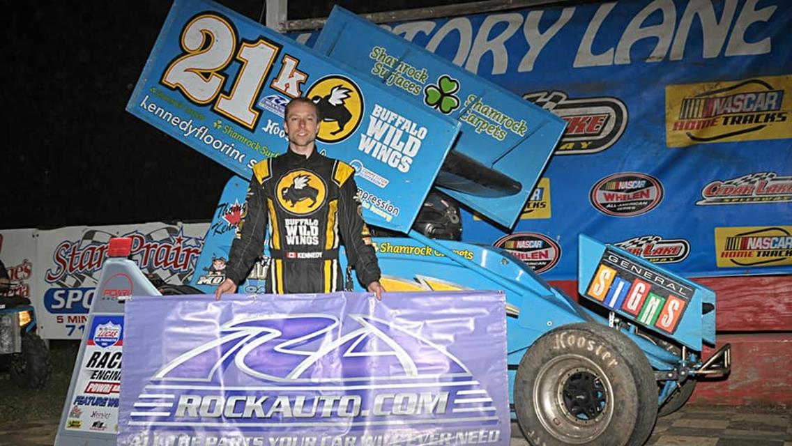 Thomas Kennedy Tops UMSS Field at Cedar Lake Speedway