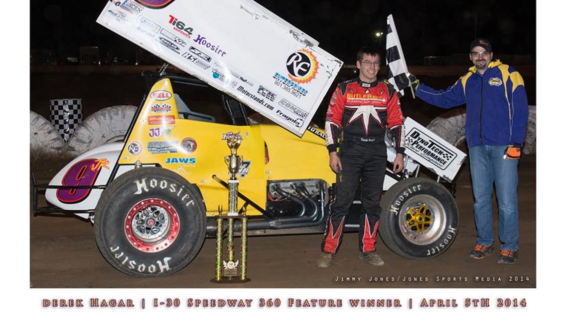 Hagar Handles Slick Track at I-30 Speedway for Third Triumph of Season