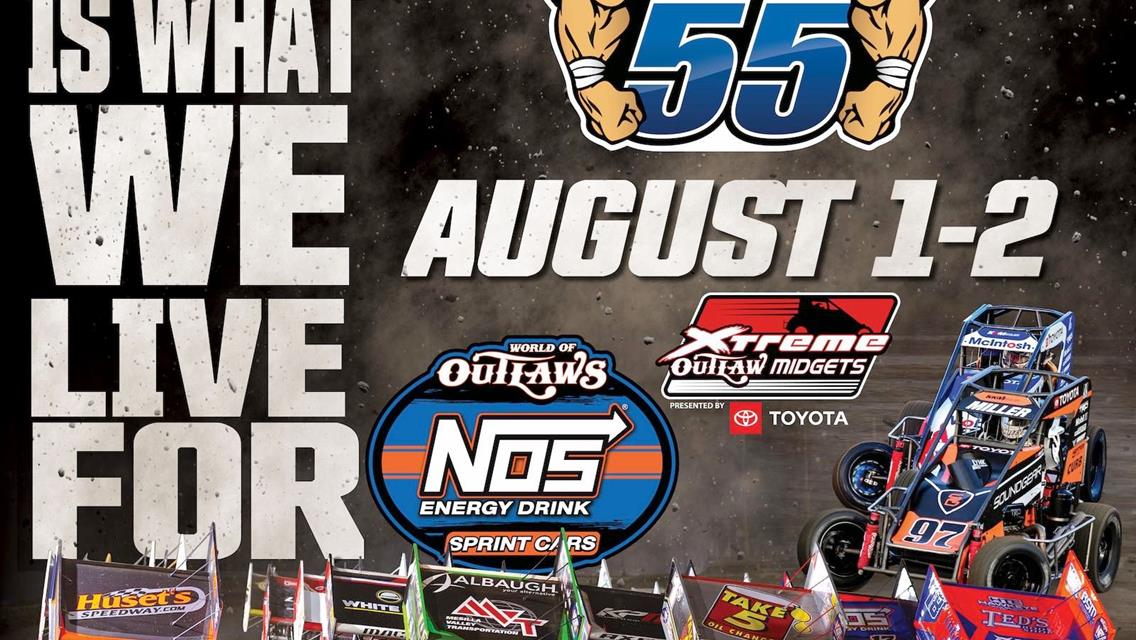 Ironman 55 hits the highbanked bullring of I-55 this Friday & Saturday, August 1st-2nd