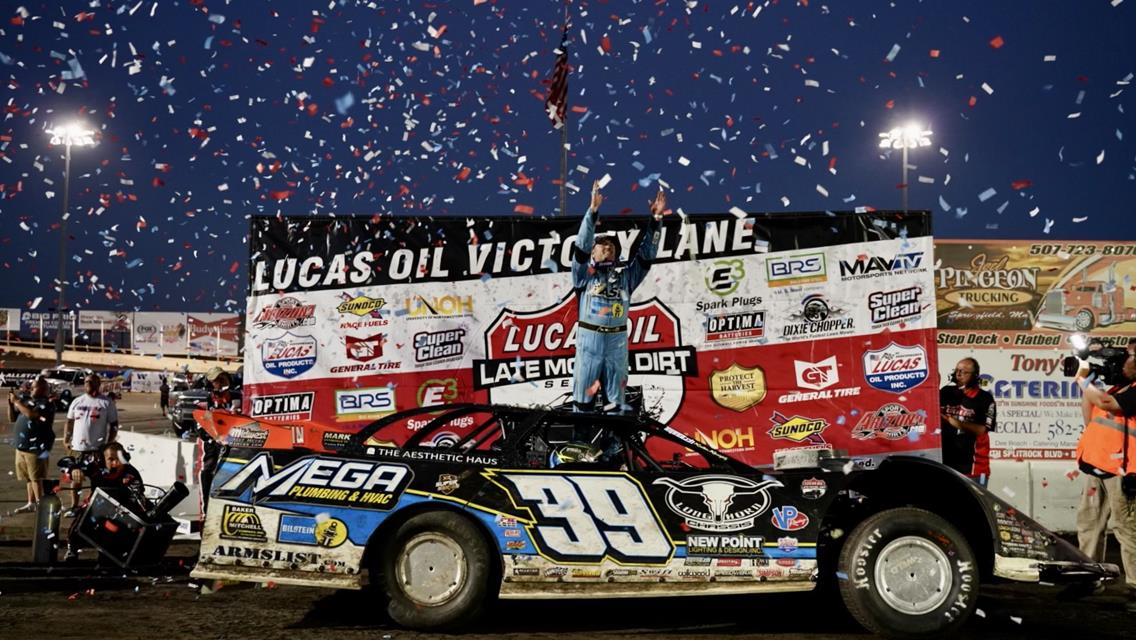 McCreadie Captures Lucas Oil Late Model Dirt Series Debut at Huset’s Speedway and Anderson Scores First Career Tri-State Late Models Win