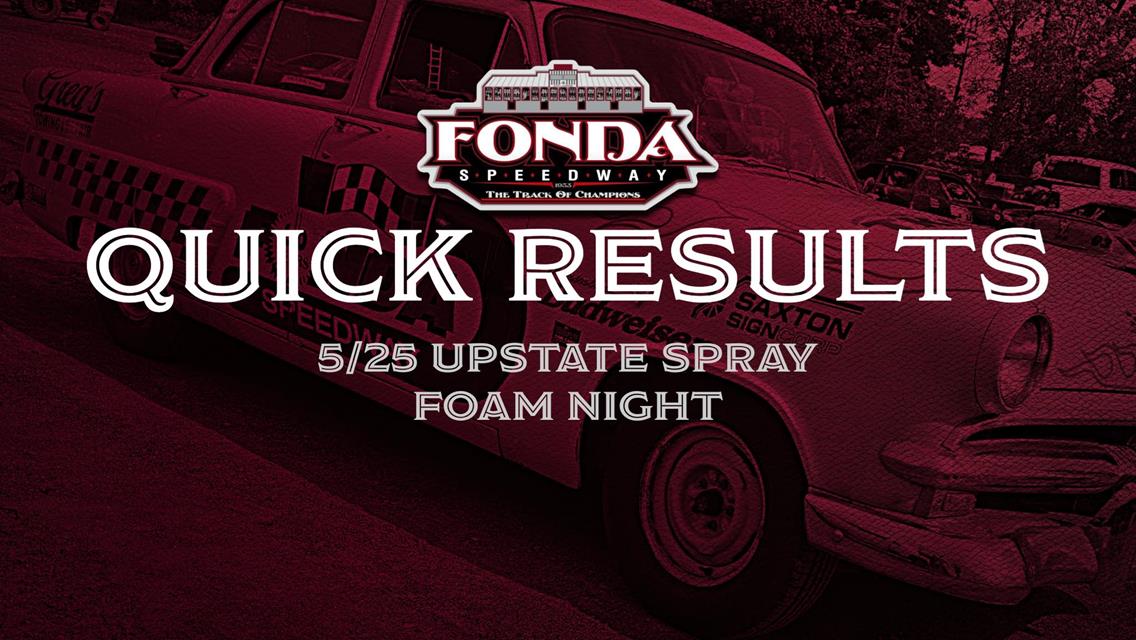 THE HOLLENBECK BROTHERS WIN FONDA FAIR FOUR CYLINDER FEATURES BEFORE RAIN COMES IN AND CANCELS THE REMAINDER OF THE RACING PROGRAM